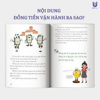 Sách - Đồng tiền vận hành ra sao - 5 bước hình thành tư duy tài chính dành cho trẻ em 10+  Unibooks