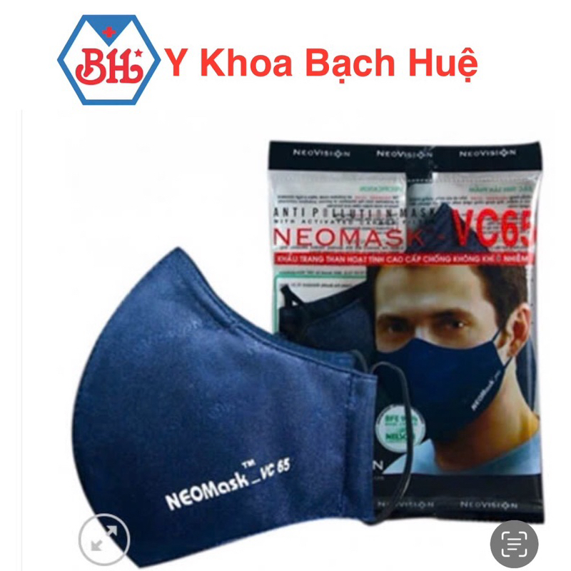 Khẩu trang vải có lớp than hoạt tính NeoMask VC 65