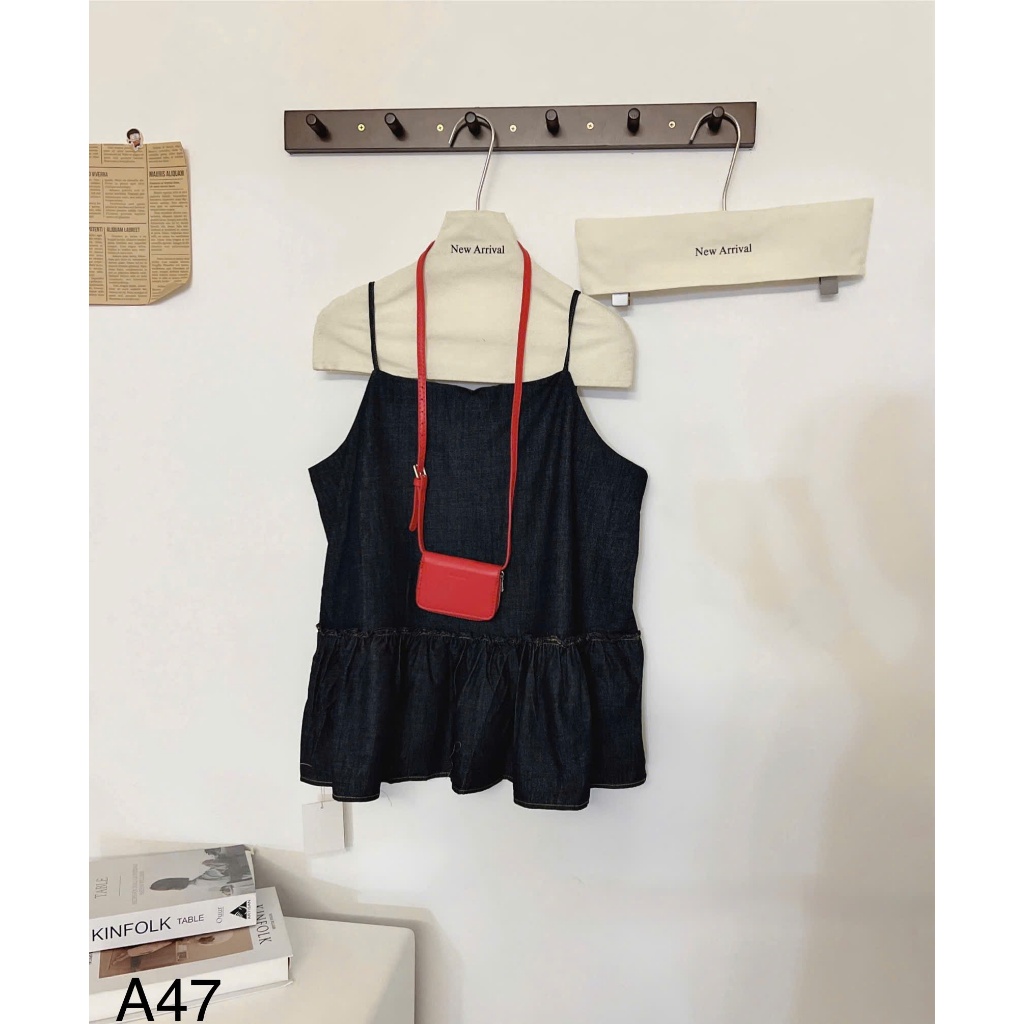 Áo bò hai dây kiểu dáng babydoll basic dễ phối đồ LALA  A47