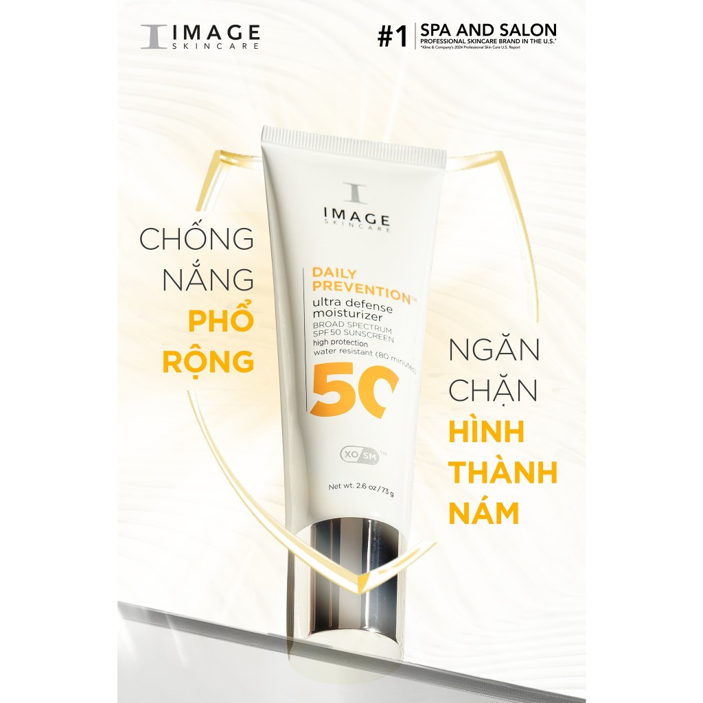 Ảnh Kem chống nắng cho da lão hóa IMAGE Skincare DAILY PREVENTION Ultra Defense Moisturizer SPF 50 (7g) 2