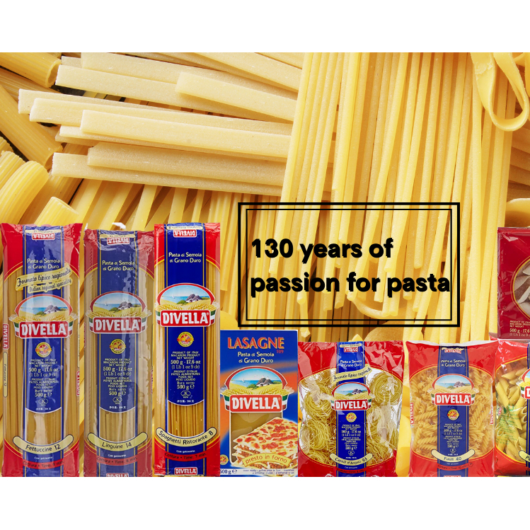 Mì Sợi Dẹp Divella Fettuccine Số 12 – Gói 500g