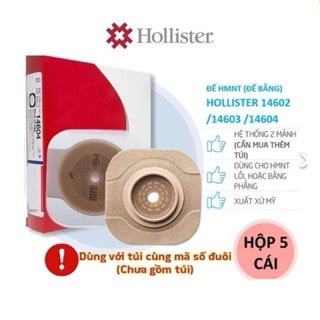 [HỘP] 5 Đế Túi Phân Hậu Môn Nhân Tạo 2 Mảnh Hollister 14602 14603 14604 (Đế Bằng) | Túi Phân, Hậu Môn Tạm