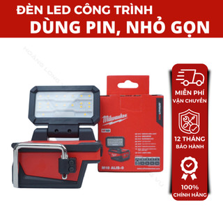 Đèn LED Dùng Pin M18 ALIS-0 - Điều Chỉnh Góc Chiếu 300°/180°, Độ sáng tốt - Chính Hãng Milwaukee