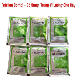 2,5g Phân bón lá FETRILON - COMBI bổ sung trung vi lượng cây xanh lá, rụng trái non, hạn chế Nứt Gai Đỏ Gai Sầu Riêng