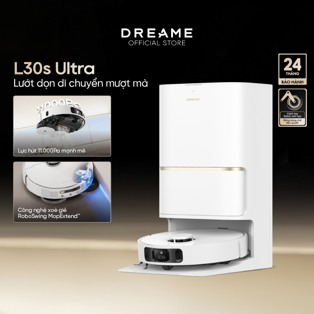 Ảnh Robot hút bụi lau sàn chuyên dụng Dreame L30s Ultra/ X30 Ultra - Bản quốc tế - Bảo hành 24 tháng 2