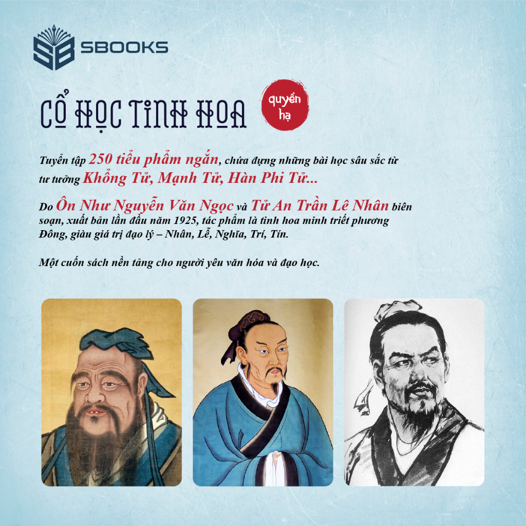 Sách Combo Boxset 5 Cuốn Cổ Học Kỳ Thư - Tinh Hoa Người Xưa - SBOOKS OFFICIAL