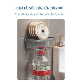Gía đựng giấy vệ sinh, kệ đựng đồ đa năng, Nhựa ABS cao cấp, Không cần khoan