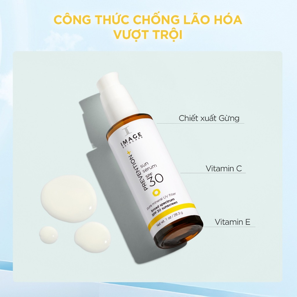 Ảnh Kem Chống Nắng Nâng Tông Sáng Da IMAGE Skincare PREVENTION+ Sun Serum SPF30 7g 3