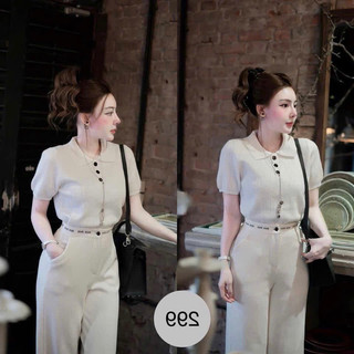 Áo len nữ cổ bẻ cộc tay hoạ tiết chữ f vân chìm len dệt kim mặc bốn mùa free size 967