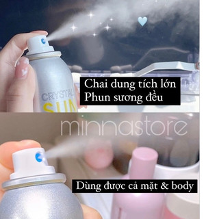 Xịt chống nắng Crystal Sun Spray SPF 50+ PA+++ 80ml