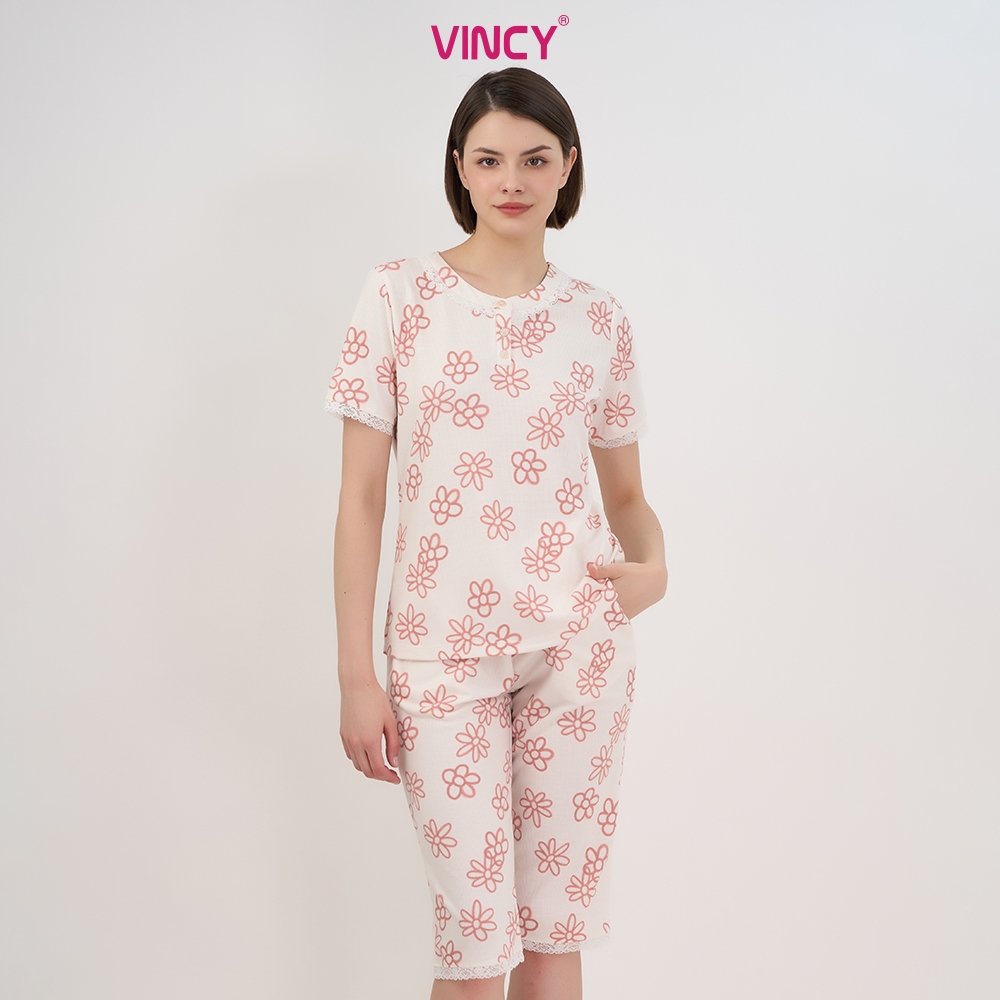 Ảnh Bộ Đồ Thun Lửng Nữ Vincy BTL026S11 1