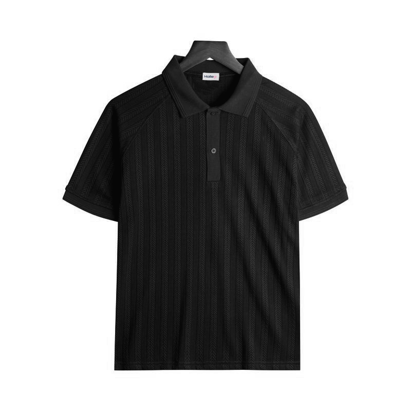 Áo Polo Nam Vải Dệt Kim Giả Len Cao Cấp Phối Tay Raglan Thời Trang Khỏe Khoắn Halley E35