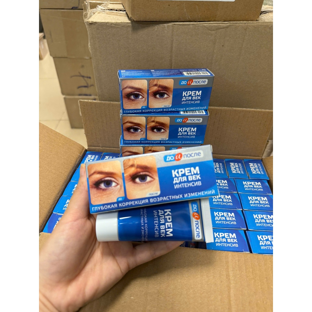Kem trẻ hóa xóa nhăn vùng mắt Kpem Nga - giảm vết chân chim,giảm thâm mắt  tuýp 30ml