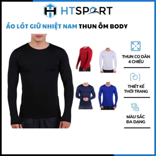 Áo Giữ Nhiệt Nam Thun Ôm Body Dài Tay Lót Trong Thể Thao Tập Gym Đá Bóng