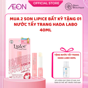 Son dưỡng có màu LIPICE Sheer Color 2.4g/thỏi Glam Beautique