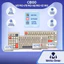 Bàn Phím Cơ Cidoo V65 V3 - Cidoo V75 Pro - Cidoo V87 Pro - Bàn phím không dây, Led RGB, Full nhôm CNC,