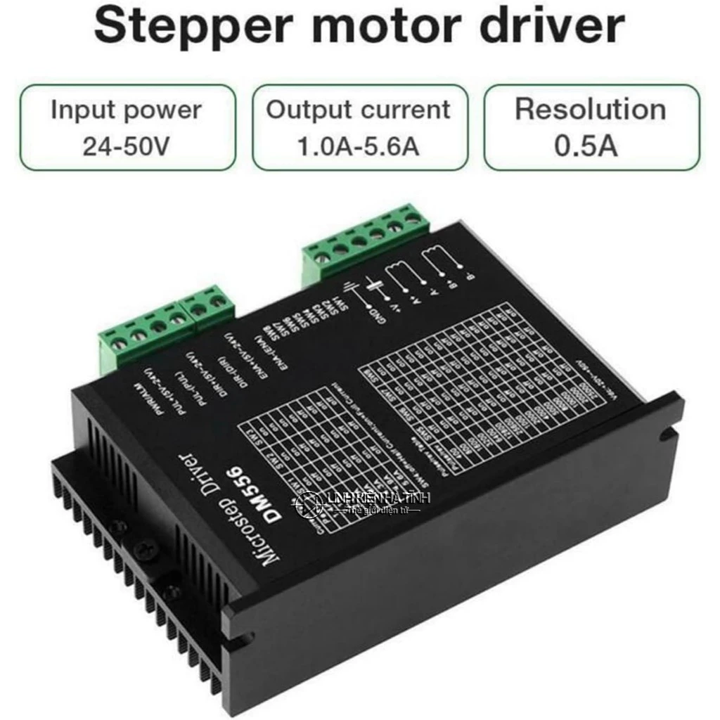 Driver DM556 - Driver Cho Động Cơ Bước, Bộ Điều khiển động cơ bước DM556 cho máy CNC