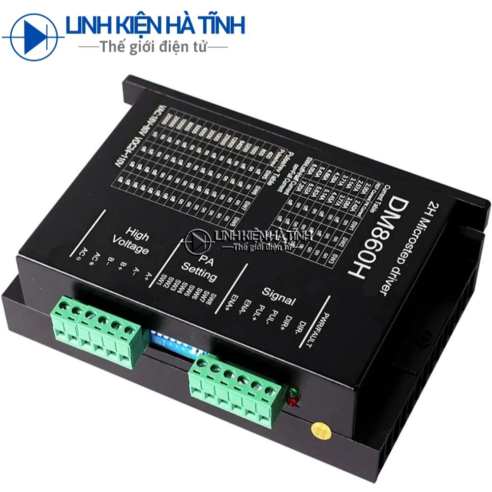 DM860H - Driver động cơ bước 2 pha 7.2A 18-80VAC, 24-110VDC và (DM 556 VDC 20v-50V) - Step Motor DM860