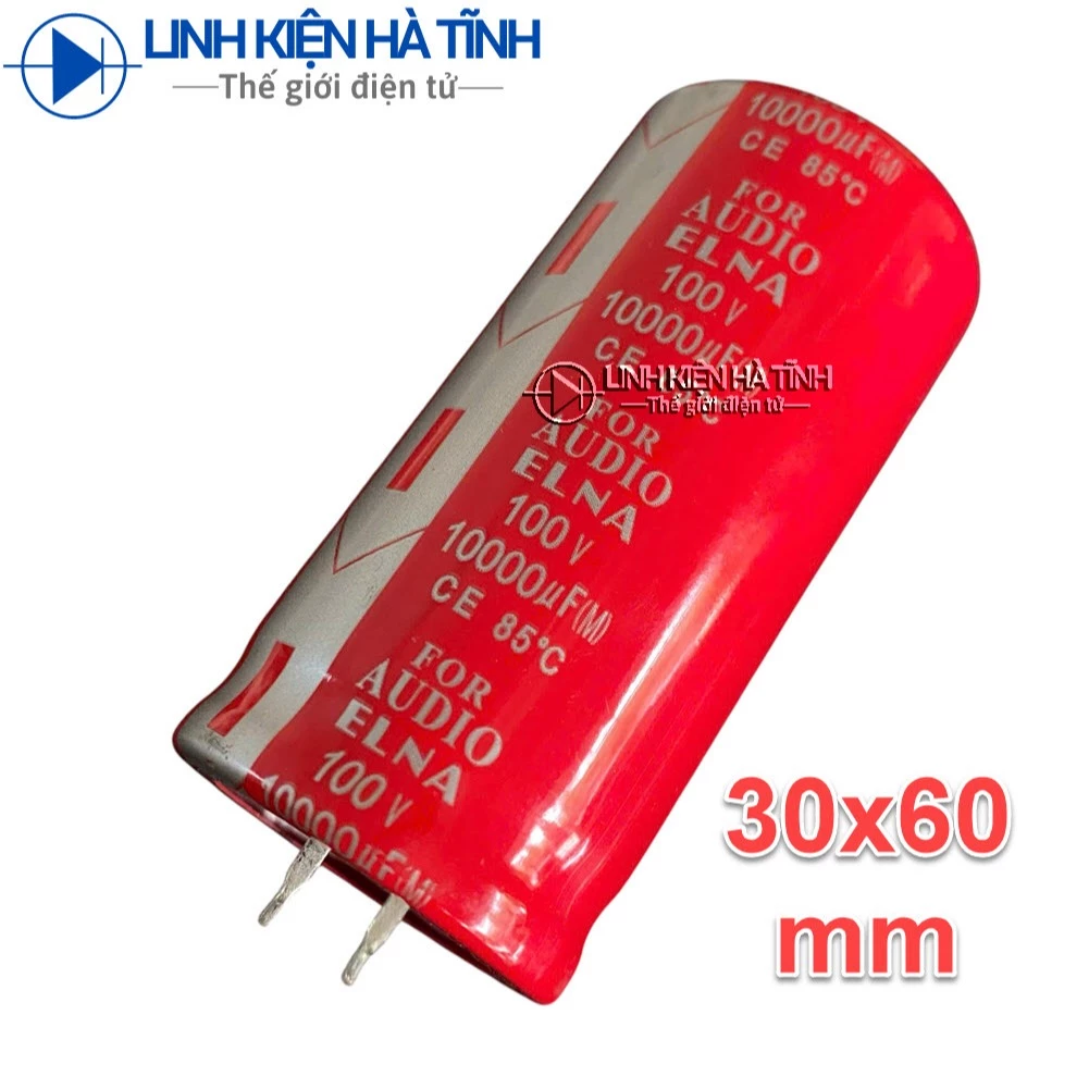 Tụ nguồn cục đẩy ELNA 100V10000UF / 100V 10000uf / 10000uf 100v mới đường kính tụ 30mm