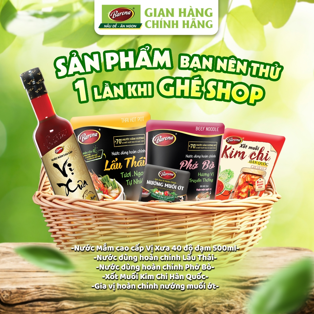 Ảnh Nước Dùng Lẩu Riêu Cua Barona 230g tươi ngon chuẩn vị không cần nêm nếm 4