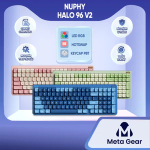 Bàn phím cơ Nuphy Halo96 v2, Nuphy Halo 96 V2, Bảo hành 12 Tháng Chính Hãng