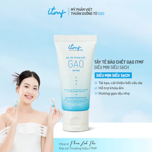 Gel Tẩy Tế Bào Chết Gạo ITMF 30mL - Hạt Silica Giàu Khoáng Tẩy Sạch Mụn Đầu Đen, Se Khít Chân Lông
