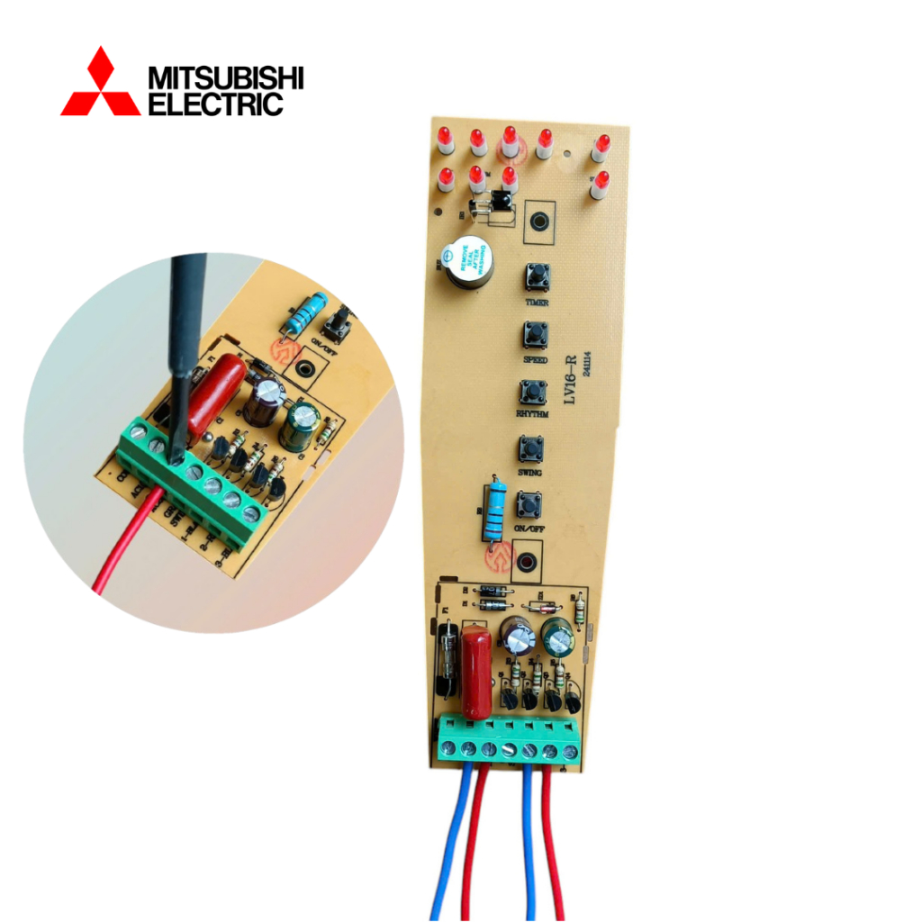 Bo mạch quạt Mitsubishi LV16 (Mạch nâu có cầu nối) | Shopee Việt Nam