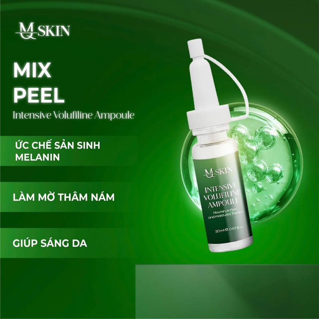 Ảnh Combo Peel Da Mặt Tái Tạo Da Nhân Sâm MQ Skin Hỗ Trợ Giảm Nám, Tàn Nhang, Tái Tạo Làn Da 2