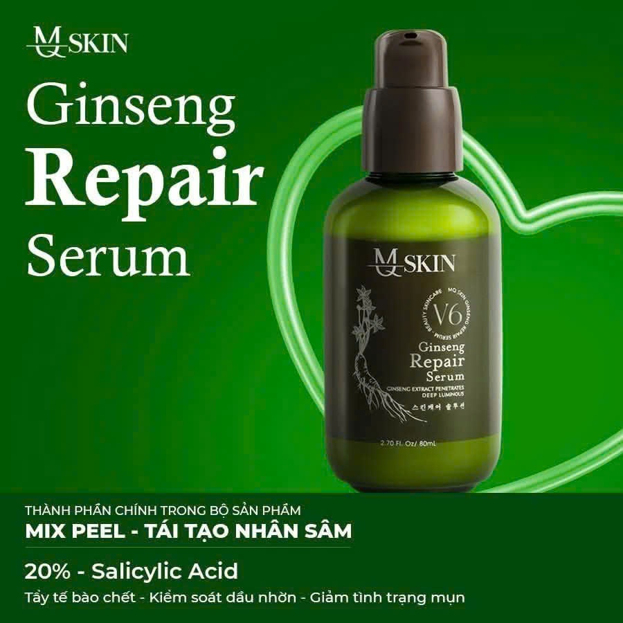 Ảnh Combo Peel Da Mặt Tái Tạo Da Nhân Sâm MQ Skin Hỗ Trợ Giảm Nám, Tàn Nhang, Tái Tạo Làn Da 3