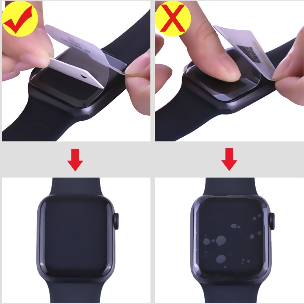 Miếng Dán PPF Chống Xước Bảo Vệ Màn Hình Apple Watch Series 7/1/2/3/4/5/6/SE 38 40 41 42 44 45 49