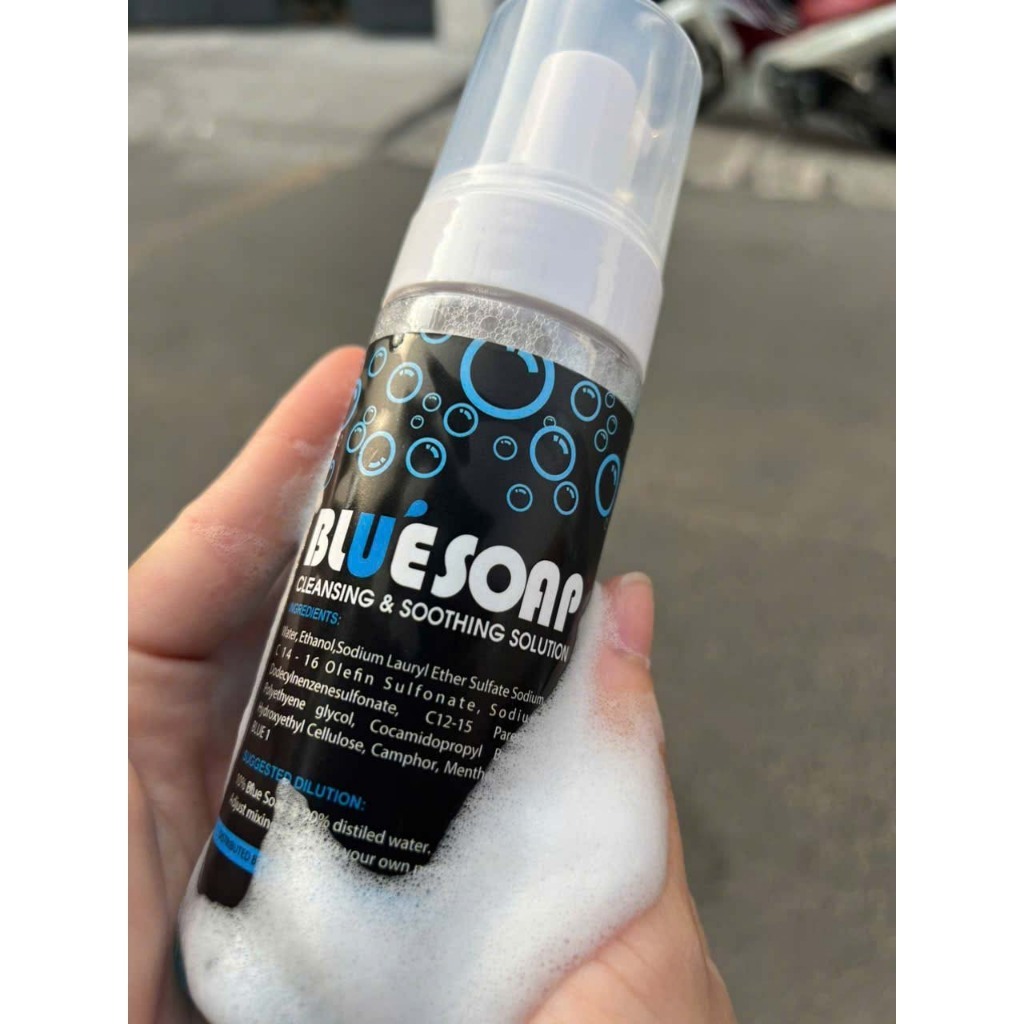 Blusoap 150ml pha sẵn tiện lợi dùng vệ sinh lau mực xăm