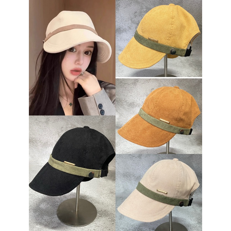 MŨ CHỐNG NẮNG, TIA UV NHUNG GÂN LOGO CHO NỮ