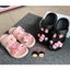 Sandal, dép quai hậu quai ngang chất eva êm nhẹ, êm chân cho bé gái, dép đi mưa sticker babythree, capybara(DL2Q)