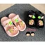 Sandal, dép quai hậu quai ngang chất eva êm nhẹ, êm chân cho bé gái, dép đi mưa sticker babythree, capybara(DL2Q)