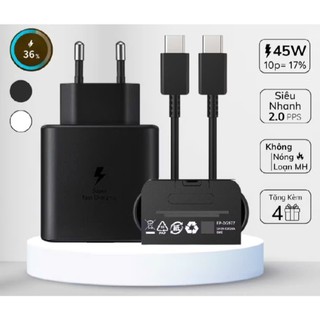 bộ sạc nhanh 45w dành cho điện thoại SAMSUNG siêu nhanh ,không nóng máy / Lỗi 1 Đổi 1 Trong 5 Năm