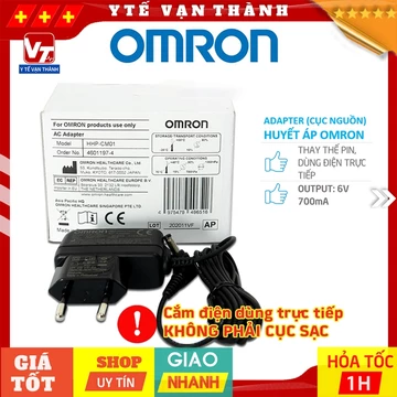 ✅ Bộ Đổi Điện Máy Huyết Áp Omron (Hàng Công Ty) | (Adapter, Cục Nguồn) -VT0021
