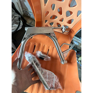 Combo (3món) inox 304  chống đứng - nghiên - gác máy kèm ( cốt - lo so - ốc - )