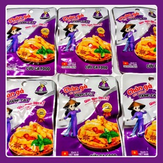 [Combo 5-10-20 Gói] Chân Gà Rút Xương Tương Cay, Cửu Ca Food, Gói 25g