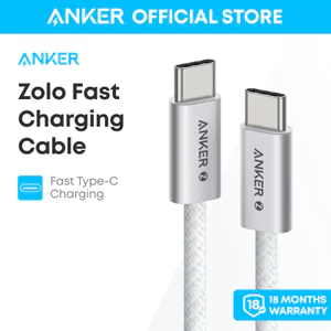 Cáp sạc nhanh Anker Zolo A8060 USB-C sang USB-C, sạc công suất cao tới 240W, chip E-Marker thông minh
