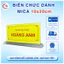 Biển Chức Danh Mica Để Bàn 10x20cm - Bảng tên Mica