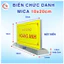 Biển Chức Danh Mica Để Bàn 10x20cm - Bảng tên Mica