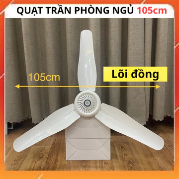 Quạt trần 3 cánh Quạt trần phòng ngủ phòng khách nhỏ, quạt trần cho bé quạt đuổi ruồi muỗi
