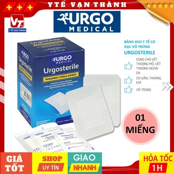 ✅ Băng Gạc Y Tế Vô Trùng Có Keo Urgo URGOSTERILE | Urgo Sterile Bảo vệ vết thương lớn -VT0359
