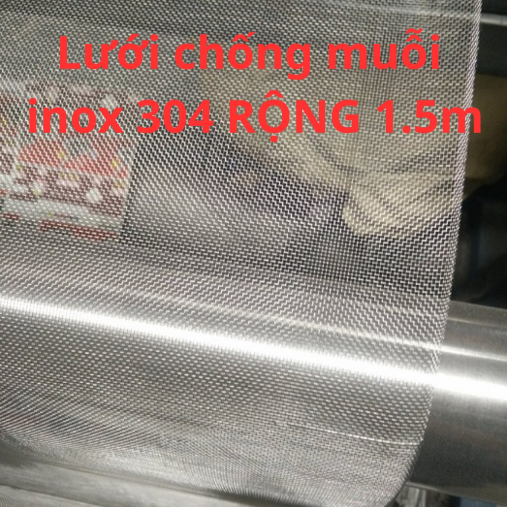 Lưới chống muỗi inox 304, khổ lưới rộng 1.5m, lưới chống côn trùng ...
