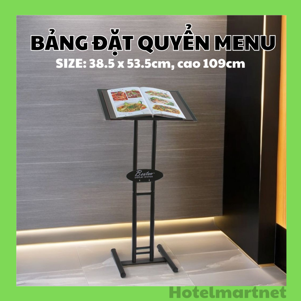 Giá Đỡ Giới Thiệu Menu Thức Ăn Nhà Hàng Khách Sạn/ Kệ Menu Quán Ăn ...