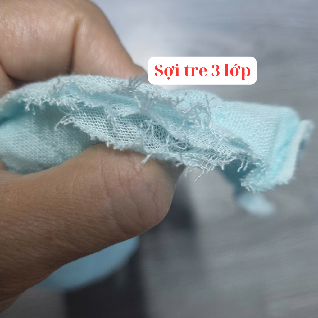 Khăn sữa Gee cao cấp, set 5 khăn sợi tre/muslin cho bé sơ sinh, không bụi vải, mềm mịn, thấm hút, kháng khuẩn, an toàn