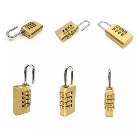 Ổ khóa số CJSJ chất liệu đồng, khóa mã số, khóa vali, khóa tủ đồ an toàn bảo mật