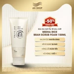 [Giá mở bán-45%] Sữa rửa mặt tẩy tế bào chết cám gạo MIDHA Rice Bran Scrub Foam 150ml, nâng tone da, dưỡng ẩm, sạch sâu — ảnh 1