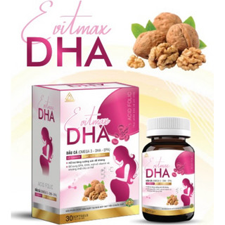 ✅[Hàng chính hãng]Viên bổ bầu Evitmax bổ sung DHA, vitamin và các khoáng chất thiết yếu cho mẹ và bé