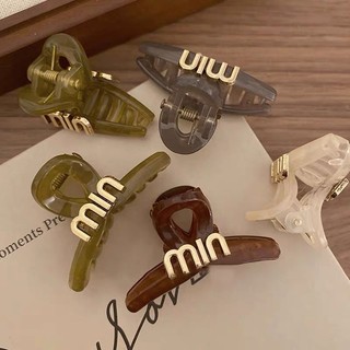 Set 2 kẹp tóc chéo đính charm chữ gọn gàng đáng yêu giúp tóc phồng K326 P2